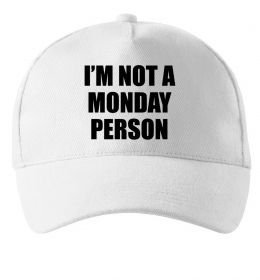 Кепка I'm not a monday person Кепка I'm not a monday person