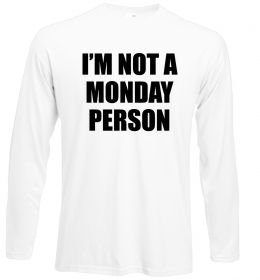 Лонгслив I'm not a monday person