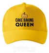 Кепка Cake baking queen Сонячно жовтий фото
