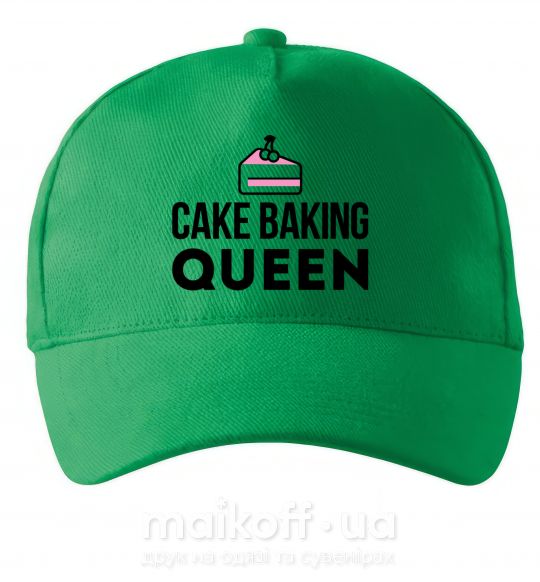 Кепка Cake baking queen Зеленый фото