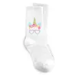 Шкарпетки Unicorn in glasses Білий фото