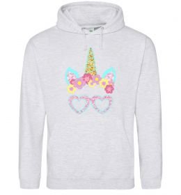 Чоловіча толстовка (худі) Unicorn in glasses Чоловіча толстовка (худі) Unicorn in glasses