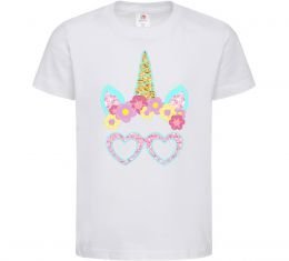 Дитяча футболка Unicorn in glasses Дитяча футболка Unicorn in glasses