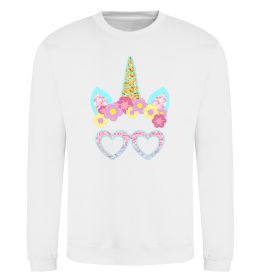 Свитшот Unicorn in glasses Свитшот Unicorn in glasses