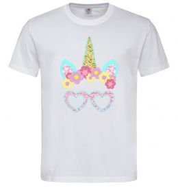 Чоловіча футболка Unicorn in glasses