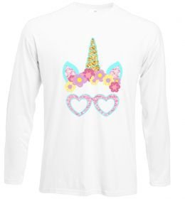 Лонгслив Unicorn in glasses