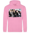 Чоловіча толстовка (худі) BTS photo Рожевий фото