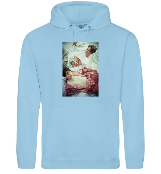 Жіноча толстовка (худі) Мин Юнги Чи Мин Блакитний фото