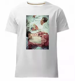 Мужская премиум футболка Чонгук БТС Белый фото