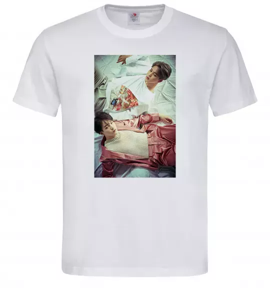 Чоловіча футболка Мин Юнги Чи Мин Білий фото