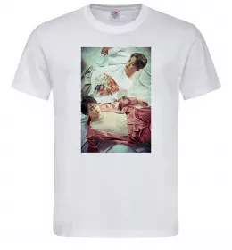 Мужская футболка Мин Юнги Чи Мин Белый фото