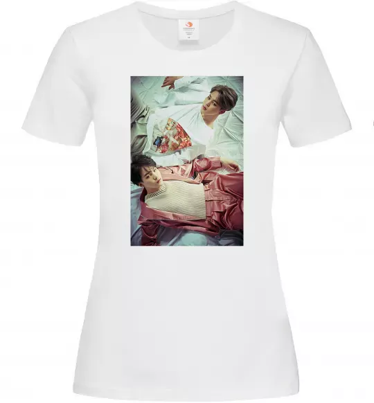 Жіноча футболка Мин Юнги Чи Мин Білий фото