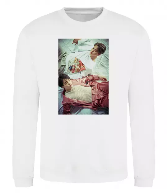 Свитшот Мин Юнги Чи Мин Белый фото