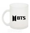 Чашка стеклянная BTS black logo Фроузен фото