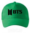 Кепка BTS black logo Зелений фото