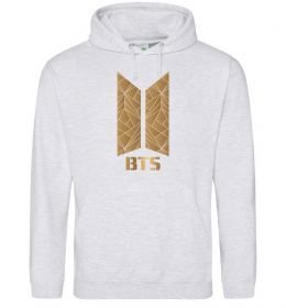 Мужская толстовка (худи) BTS gold logo