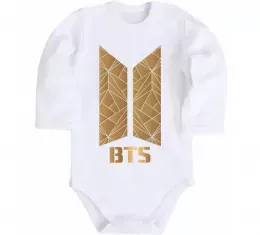 Дитячий бодік BTS for FILA Білий фото