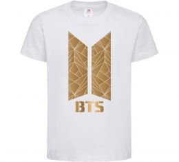 Детская футболка BTS gold logo Детская футболка BTS gold logo
