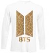 Реглан BTS gold logo Белый фото