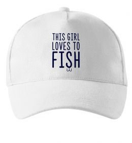 Кепка This girl loves to fish Кепка This girl loves to fish