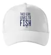 Кепка This girl loves to fish Білий Кепка This girl loves to fish Білий фото
