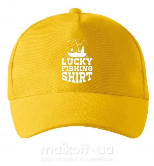 Кепка Lucky fishing shirt Сонячно жовтий фото