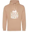 Чоловіча толстовка (худі) Lucky fishing shirt Пісочний фото