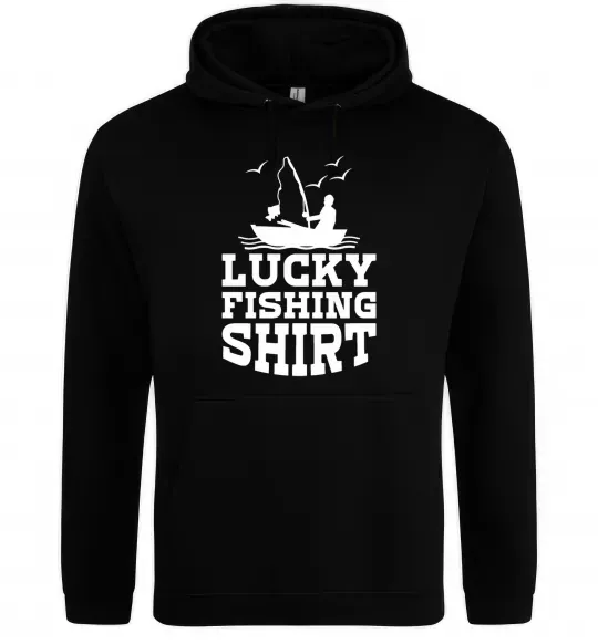 Жіноча толстовка (худі) Lucky fishing shirt Чорний фото