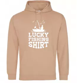 Жіноча толстовка (худі) Lucky fishing shirt Пісочний фото