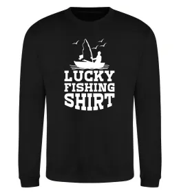 Світшот Lucky fishing shirt Чорний фото