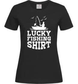 Женская футболка Lucky fishing shirt