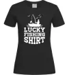 Жіноча футболка Lucky fishing shirt Чорний фото