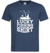 Мужская футболка Lucky fishing shirt Темно-синий фото