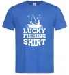 Мужская футболка Lucky fishing shirt Ярко-синий фото