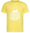 Мужская футболка Lucky fishing shirt Лимонный фото