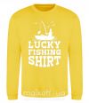 Світшот Lucky fishing shirt Сонячно жовтий фото