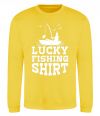 Свитшот Lucky fishing shirt Солнечно желтый фото