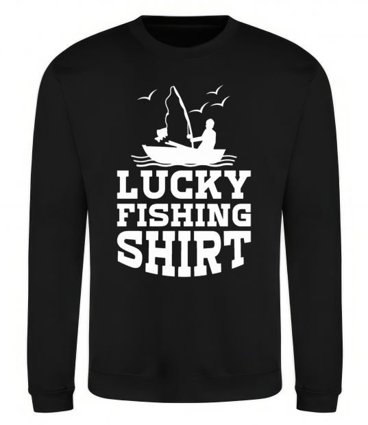 Світшот Lucky fishing shirt Чорний фото