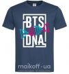 Мужская футболка BTS DNA Темно-синий фото