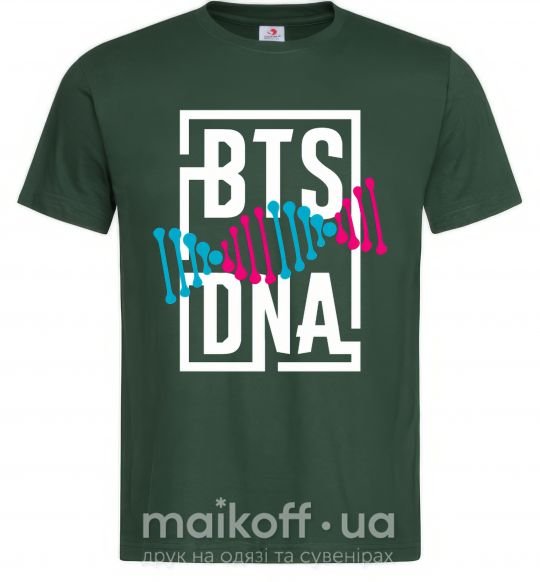 Мужская футболка BTS DNA Темно-зеленый фото
