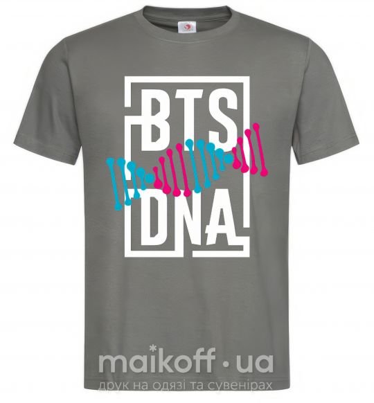 Мужская футболка BTS DNA Графит фото