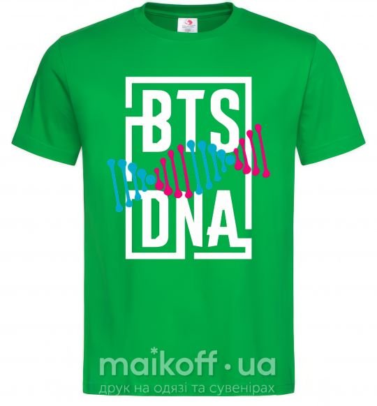 Мужская футболка BTS DNA Зеленый фото