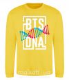 Світшот BTS DNA Сонячно жовтий фото