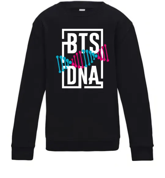 Дитячий світшот BTS DNA Чорний фото