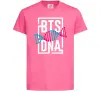 Детская футболка BTS DNA Ярко-розовый фото