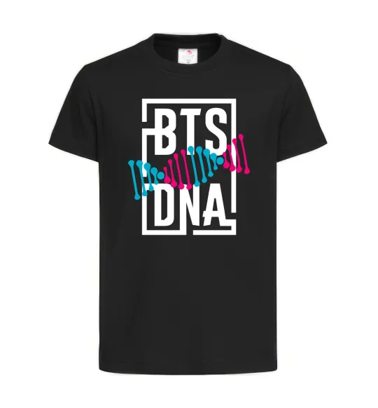 Дитяча футболка BTS DNA Чорний фото