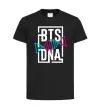 Дитяча футболка BTS DNA Чорний Дитяча футболка BTS DNA Чорний фото
