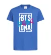 Дитяча футболка BTS DNA Яскраво-синій Дитяча футболка BTS DNA Яскраво-синій фото