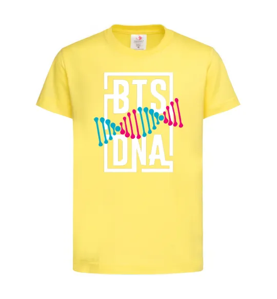 Дитяча футболка BTS DNA Лимонний фото