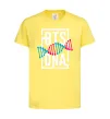 Дитяча футболка BTS DNA Лимонний Дитяча футболка BTS DNA Лимонний фото
